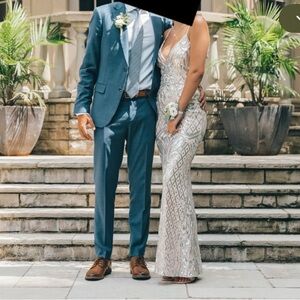 RW&CO. Classic Blue Suit- Tailored Fit